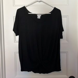 pret-a-porTEE, L, black top